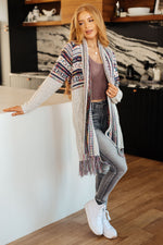 Hazel Blues® |  Oh So Lucky Fringe Cardigan