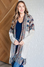 Hazel Blues® |  Oh So Lucky Fringe Cardigan