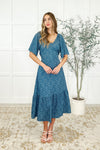 Hazel Blues® |  Olive Dress in Blue Vineyard
