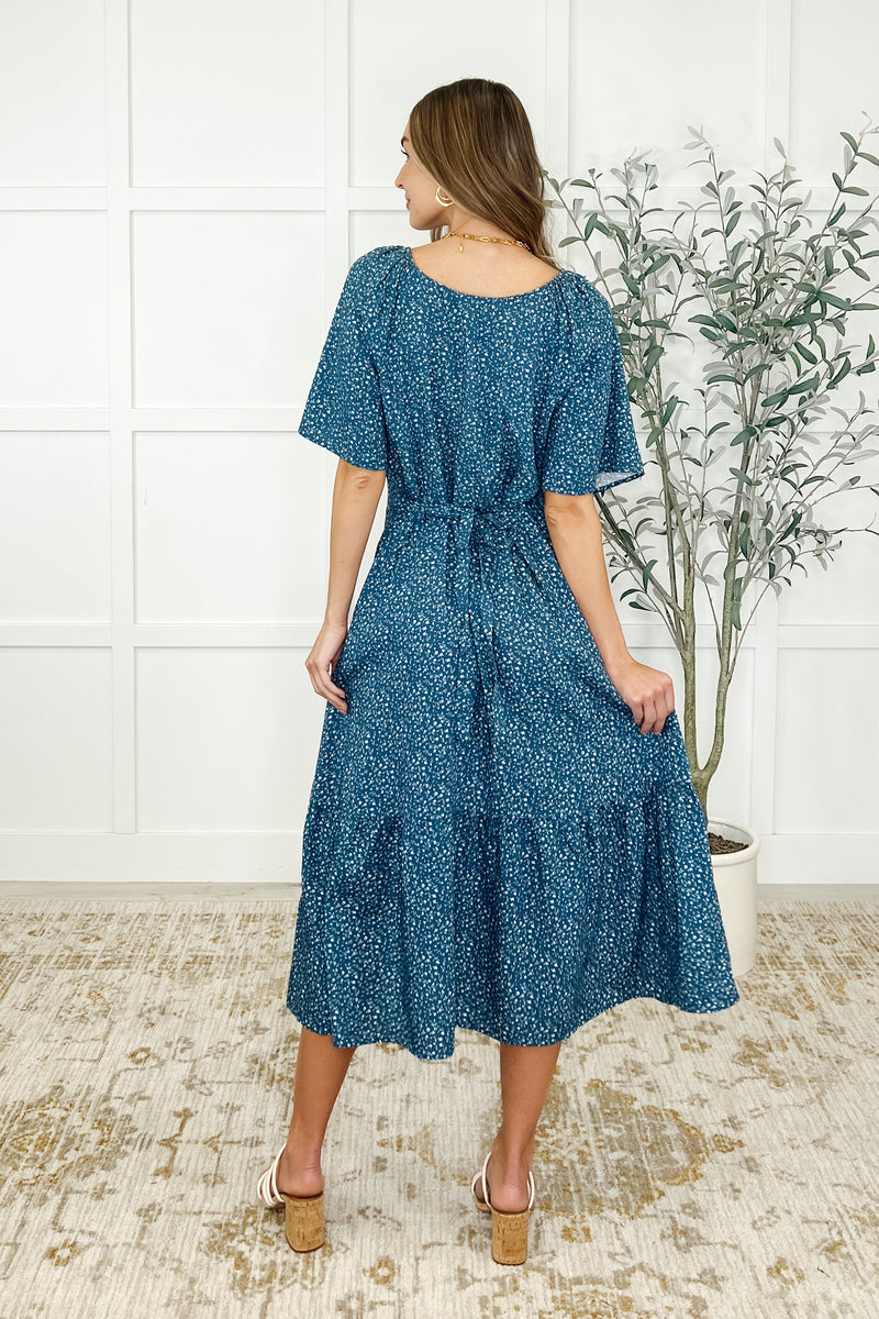 Hazel Blues® |  Olive Dress in Blue Vineyard