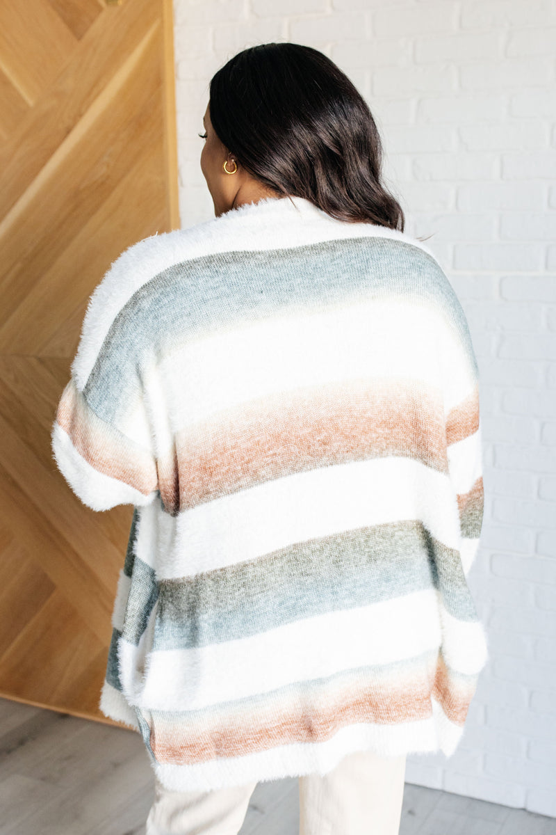 Hazel Blues® |  Ombre Feelings Striped Cardigan