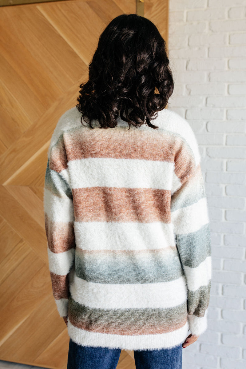 Hazel Blues® |  Ombre Feelings Striped Cardigan