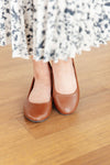 Hazel Blues® |  On Your Toes Ballet Flats in Camel