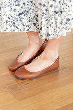 Hazel Blues® |  On Your Toes Ballet Flats in Camel