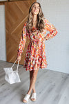 Hazel Blues® |  Once Upon a Dream V-Neck Balloon Sleeve Dress