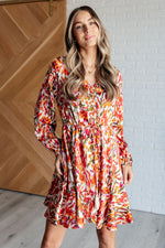 Hazel Blues® |  Once Upon a Dream V-Neck Balloon Sleeve Dress