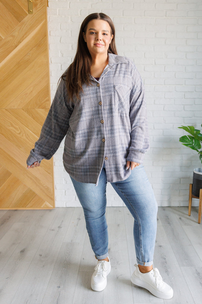 Hazel Blues® |  Out of the Way Plaid Button Up
