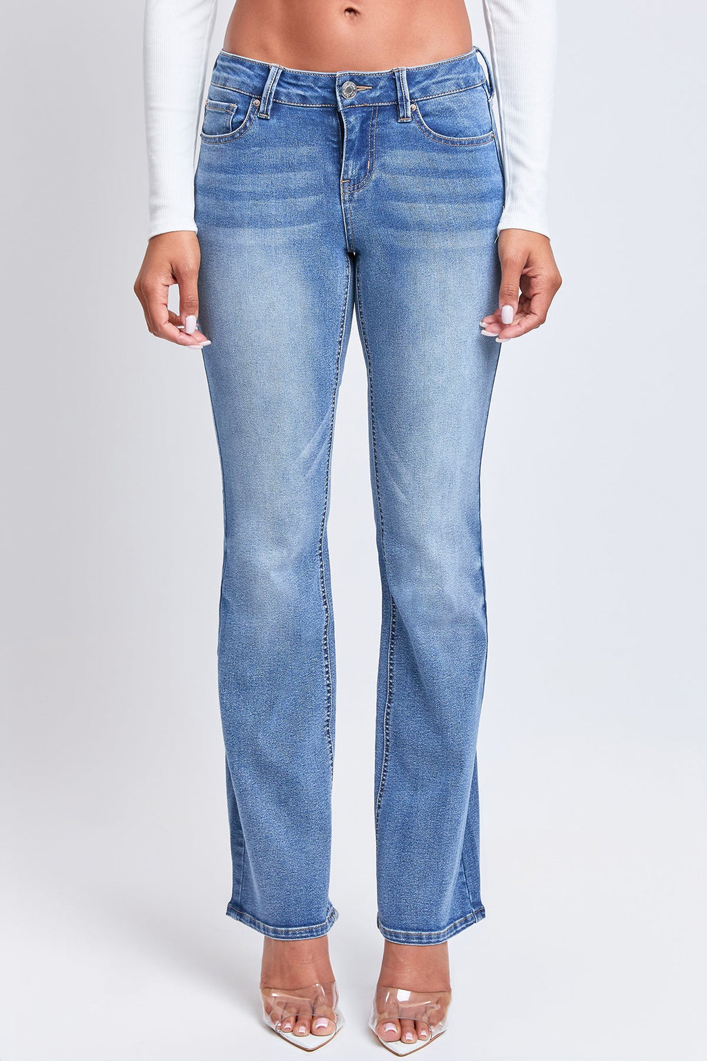 Basic Low Rise Bootcut Jeans