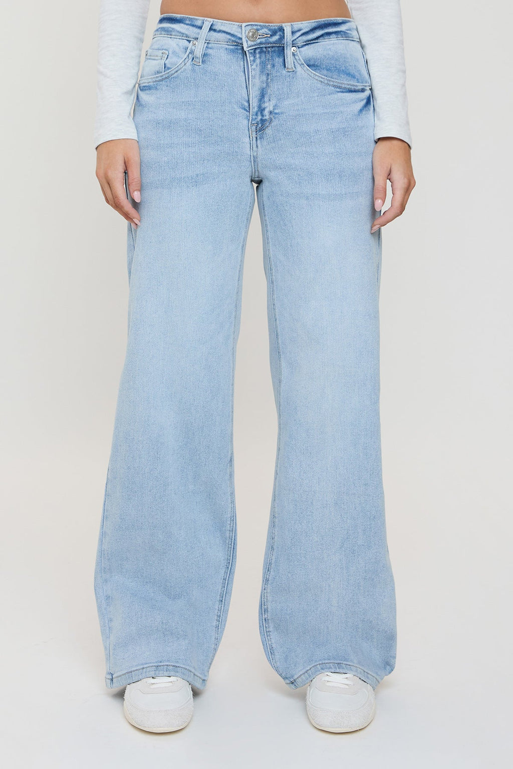 Luxe Bella Wide-Leg Jeans
