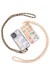 Hazel Blues® |  PU Leather Gold Chain Cell Phone Lanyard Set of 2