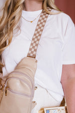 Hazel Blues® |  Lizzie Checkered Adjustable Bag Strap