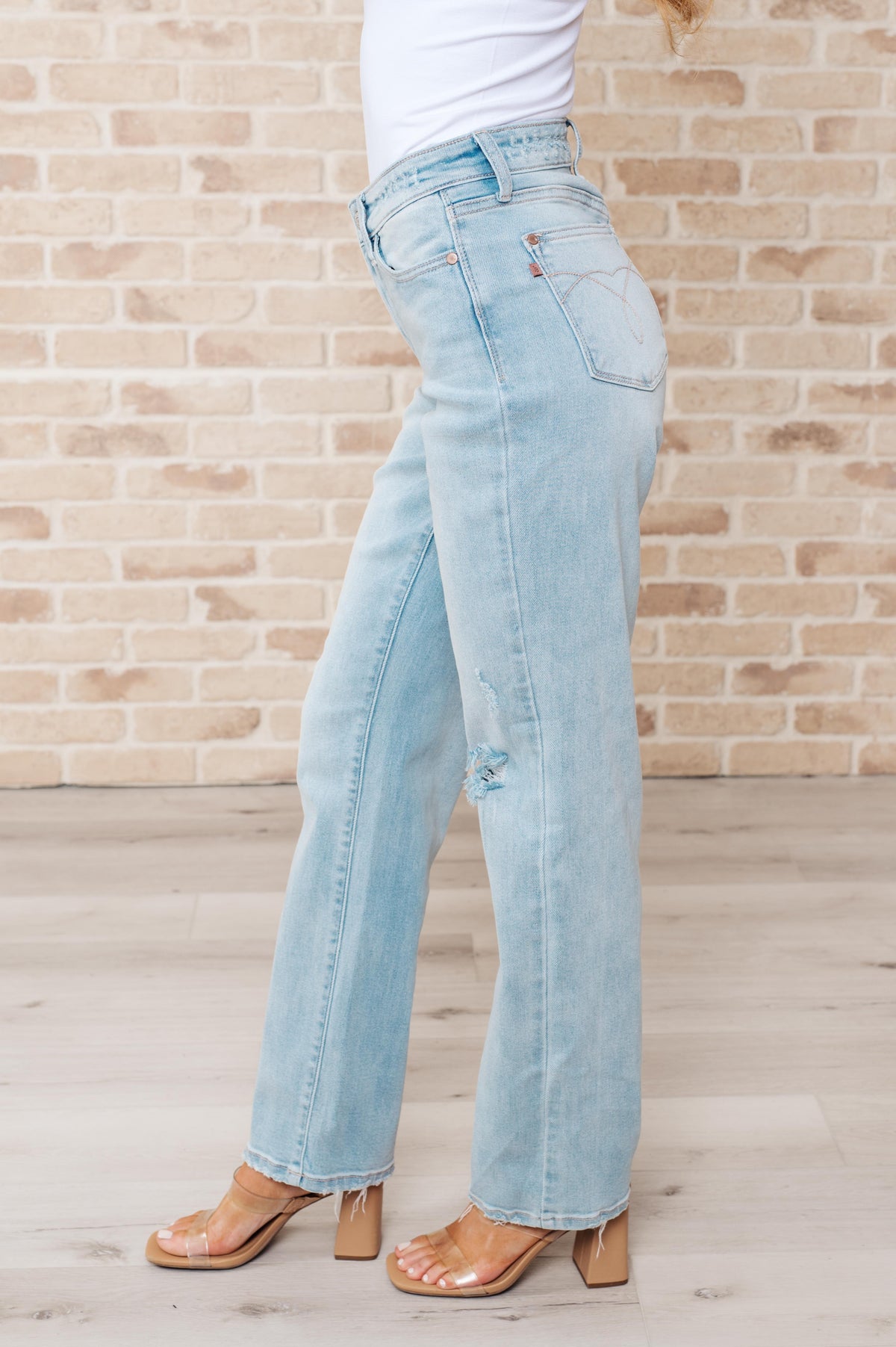 Hazel Blues® |  Parker High Rise 90's Straight Jeans