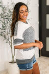 Hazel Blues® |  Patch Me If You Can Drop Shoulder Top