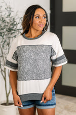Hazel Blues® |  Patch Me If You Can Drop Shoulder Top