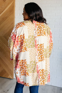 Hazel Blues® |  Patchwork of Feelings Mixed Floral Kimono