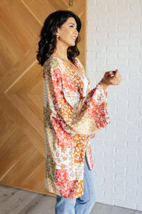 Hazel Blues® |  Patchwork of Feelings Mixed Floral Kimono