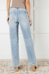 Hazel Blues® |  Patricia High Rise Rigid Magic 90's Straight Jeans