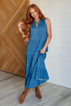 Hazel Blues® |  Perfect Choice Denim Maxi Dress