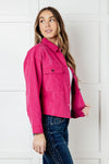 Hazel Blues® |  Perfect Pop of Pink Jacket