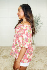 Hazel Blues® |  Petal Perfect Off the Shoulder Blouse