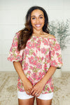 Hazel Blues® |  Petal Perfect Off the Shoulder Blouse