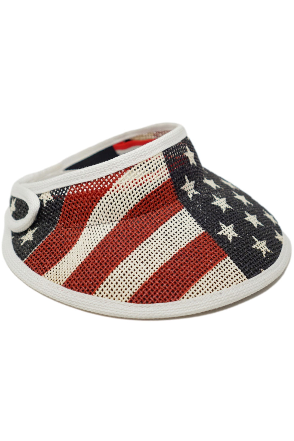 Hazel Blues® |  PETER GRIMM - EMILY AMERICAN FLAG VISOR HAT