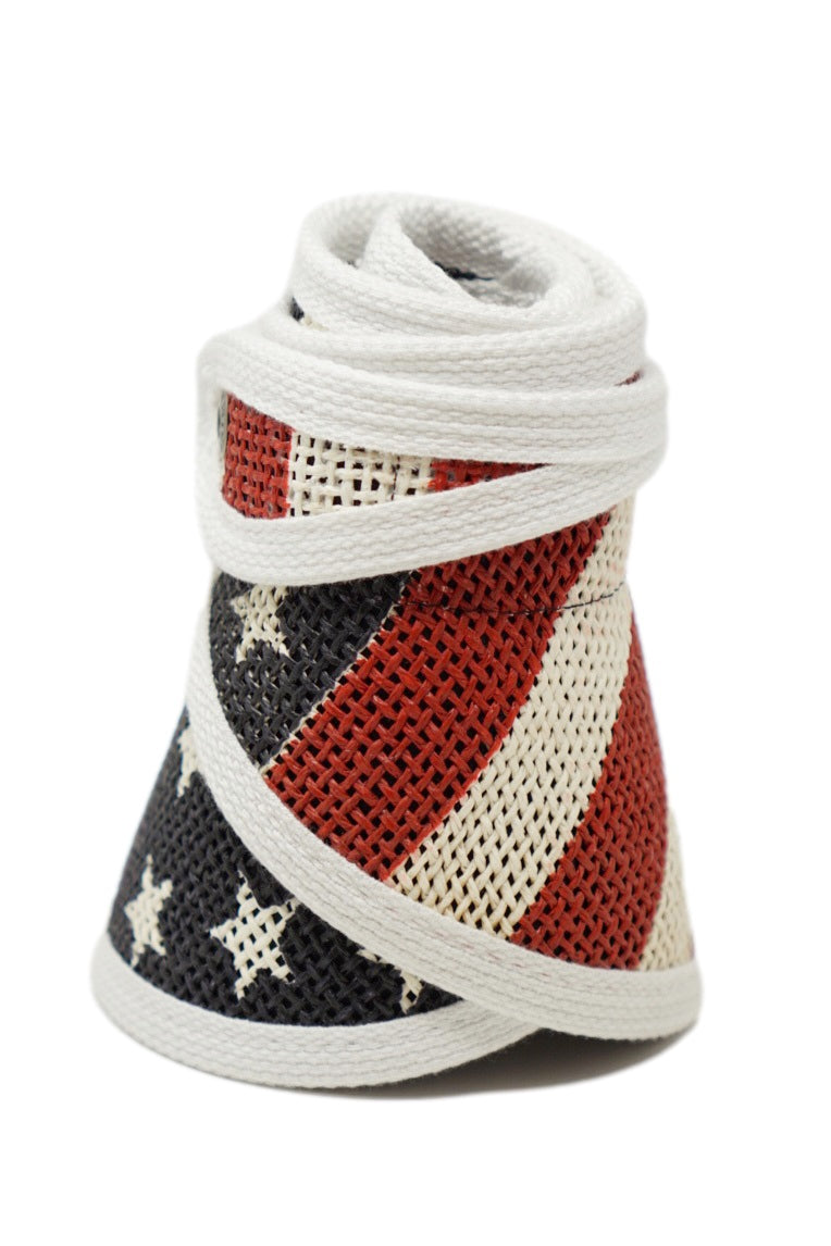 Hazel Blues® |  PETER GRIMM - EMILY AMERICAN FLAG VISOR HAT