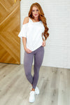 Hazel Blues® |  Squat Squad High Waisted Leggings in Frosted Mulberry