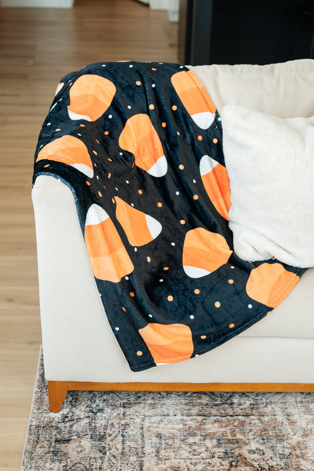 Hazel Blues® |  PREORDER: Halloween Fleece Blanket in Jumbo Candies