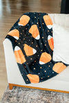 Hazel Blues® |  PREORDER: Halloween Fleece Blanket in Jumbo Candies