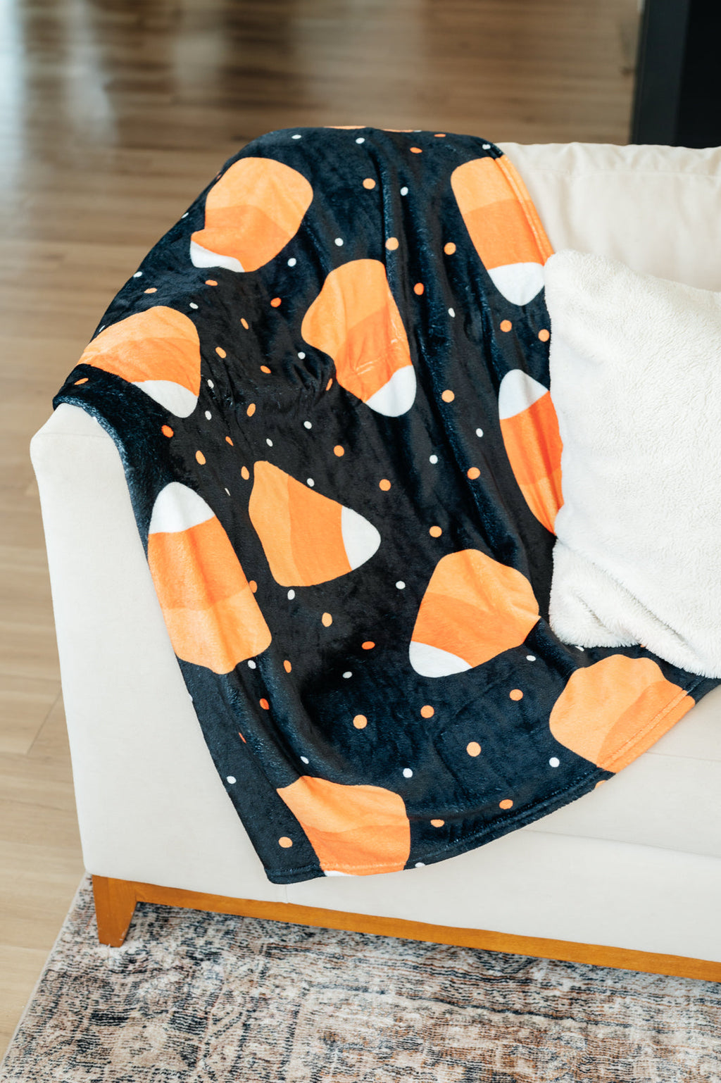 Hazel Blues® |  PREORDER: Halloween Fleece Blanket in Jumbo Candies