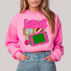 Hazel Blues® |  Preppy Stadium in Pink Sweatshirt