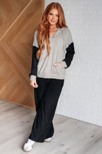 Pull Up Your Sleeves Color Block Hoodie -9/30/2025 NEW