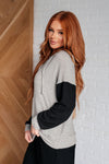 Hazel Blues® |  Pull Up Your Sleeves Color Block Hoodie -9/13/2024