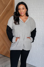 Hazel Blues® |  Pull Up Your Sleeves Color Block Hoodie -9/13/2024