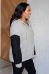 Hazel Blues® |  Pull Up Your Sleeves Color Block Hoodie -9/13/2024