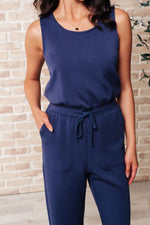 Hazel Blues® |  Rest Day Straight Leg Jumpsuit