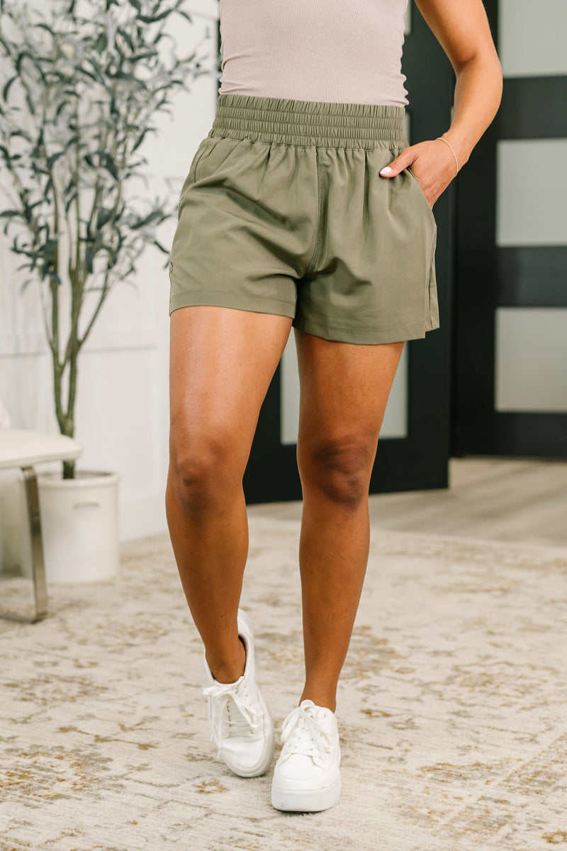 Hazel Blues® | Easy Does It Shorts | High Waist Shorts