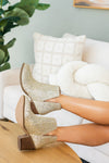 Hazel Blues® |  Fiera Booties in Gold