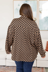 Hazel Blues® |  Safe Secrets Checkered Shacket