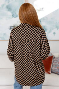 Hazel Blues® |  Safe Secrets Checkered Shacket