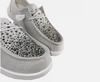 Hazel Blues® |  Maco Water Drop Sneaker in Grey
