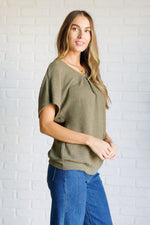 Hazel Blues® |  Secret Detail Lace Back Top