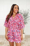 Hazel Blues® |  Seems Okay Abstract Print Romper