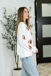 Hazel Blues® |  PREORDER: Sequin Pumpkin Bow Pullover