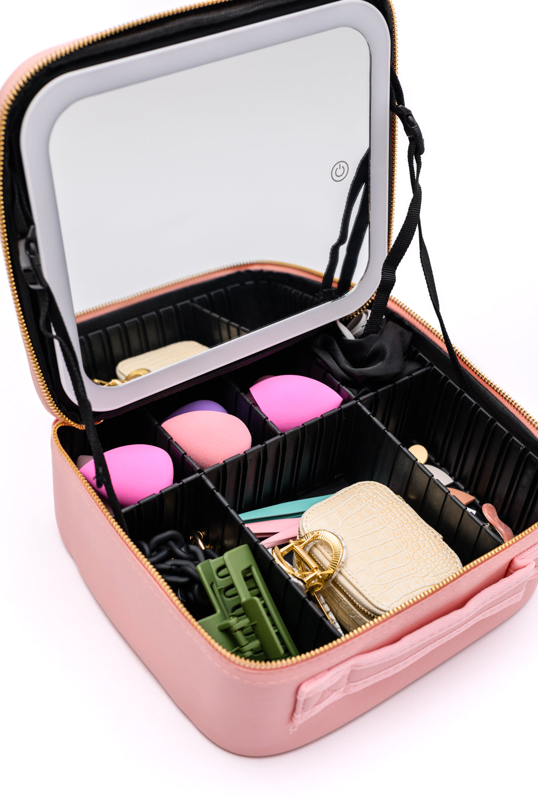 Hazel Blues® |  She's All That LED Makeup Case in Pink