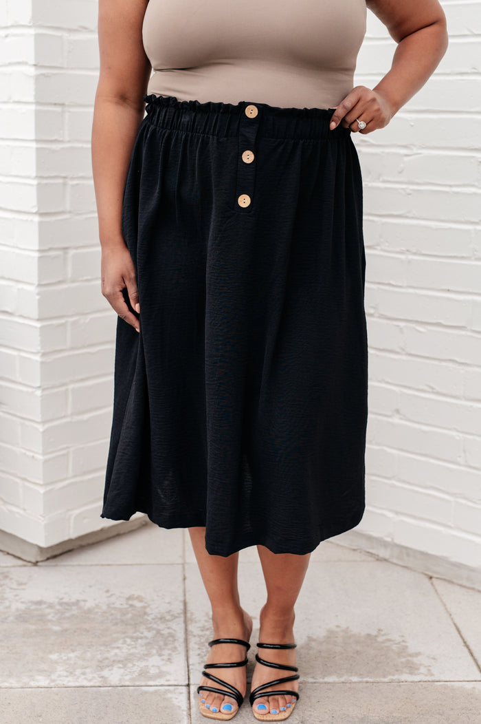 Hazel Blues® |  She's a Scholar Mid-Length Skirt