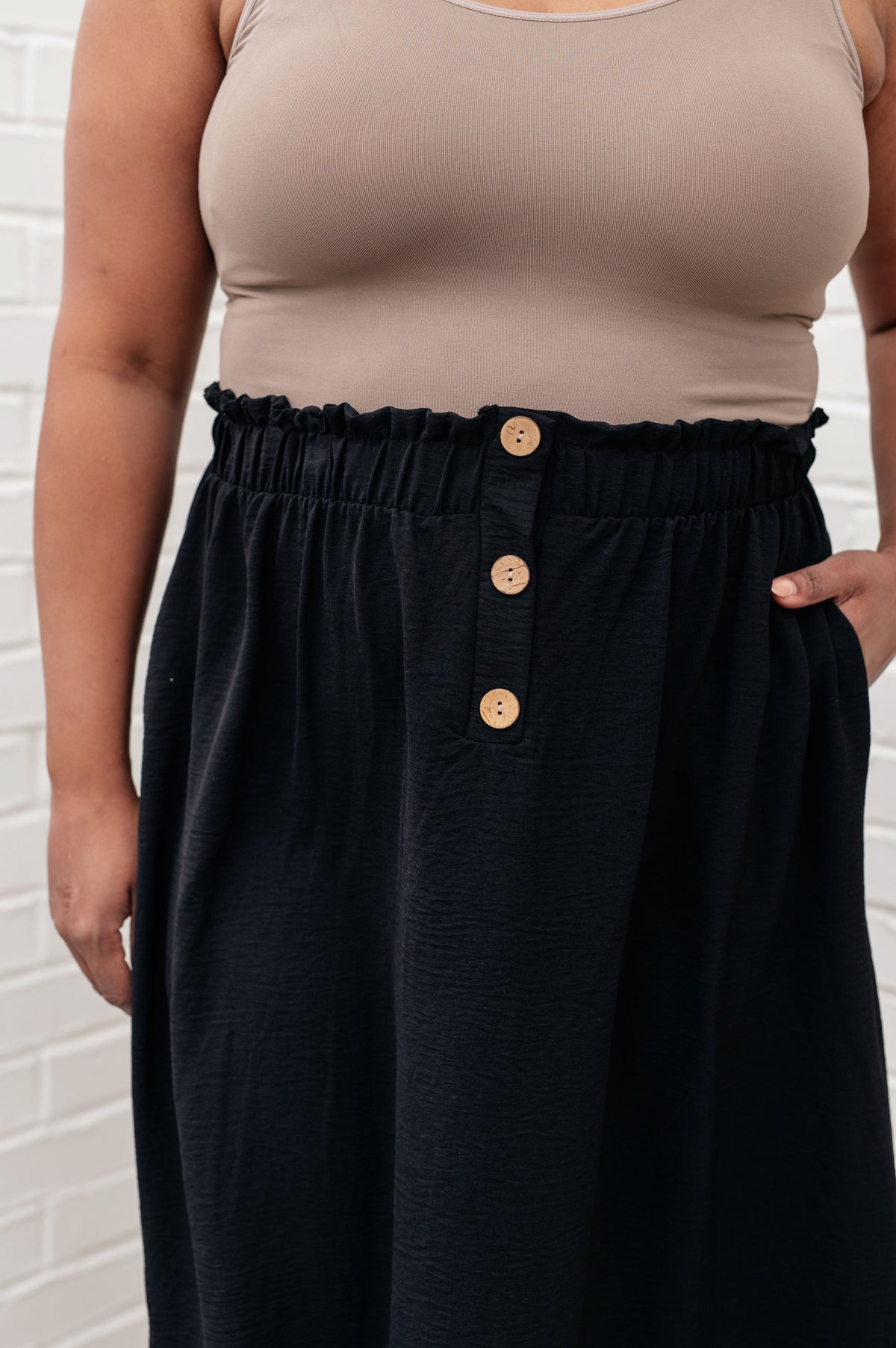 Hazel Blues® |  She's a Scholar Mid-Length Skirt