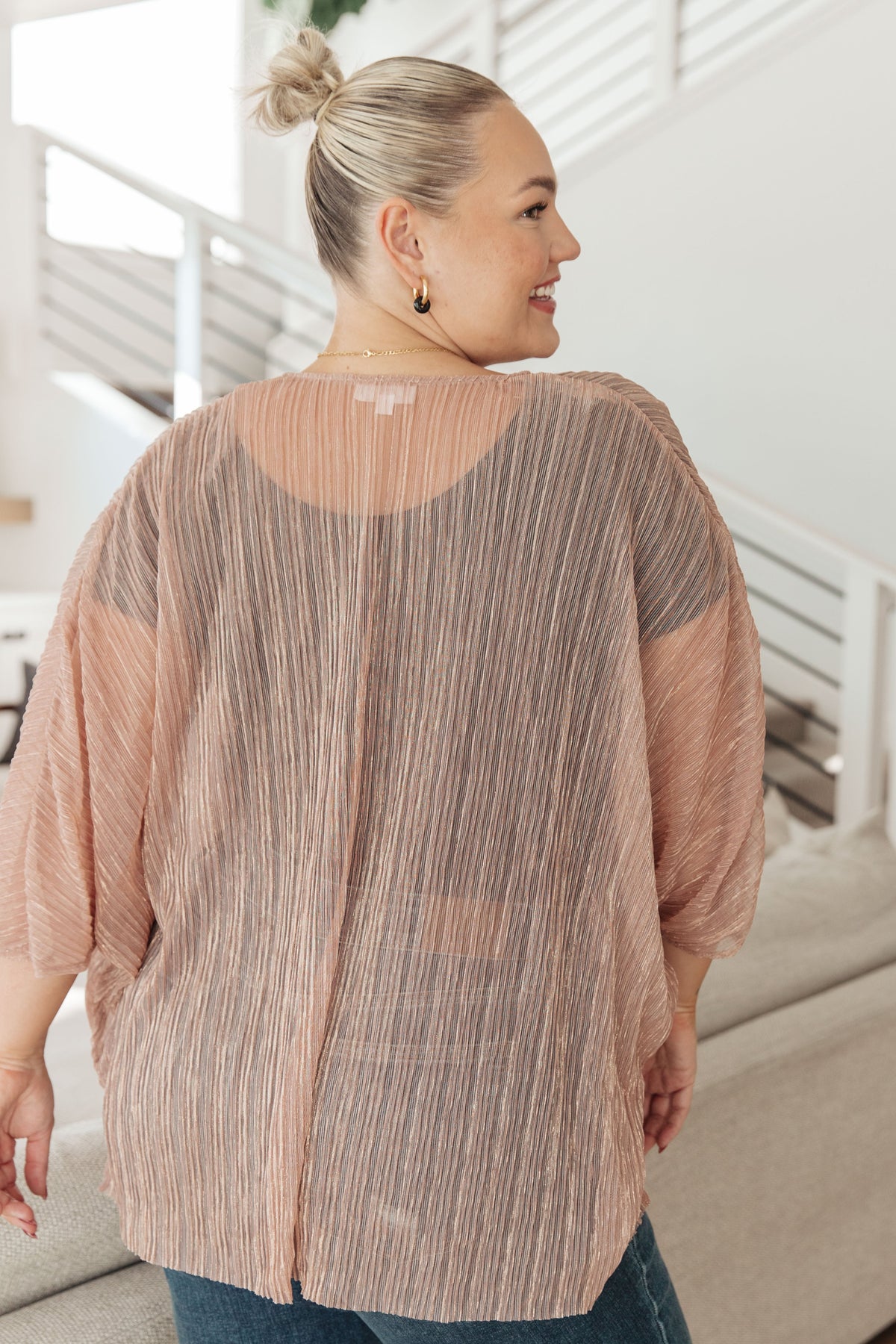 Hazel Blues® |  Sheer Signs Kimono