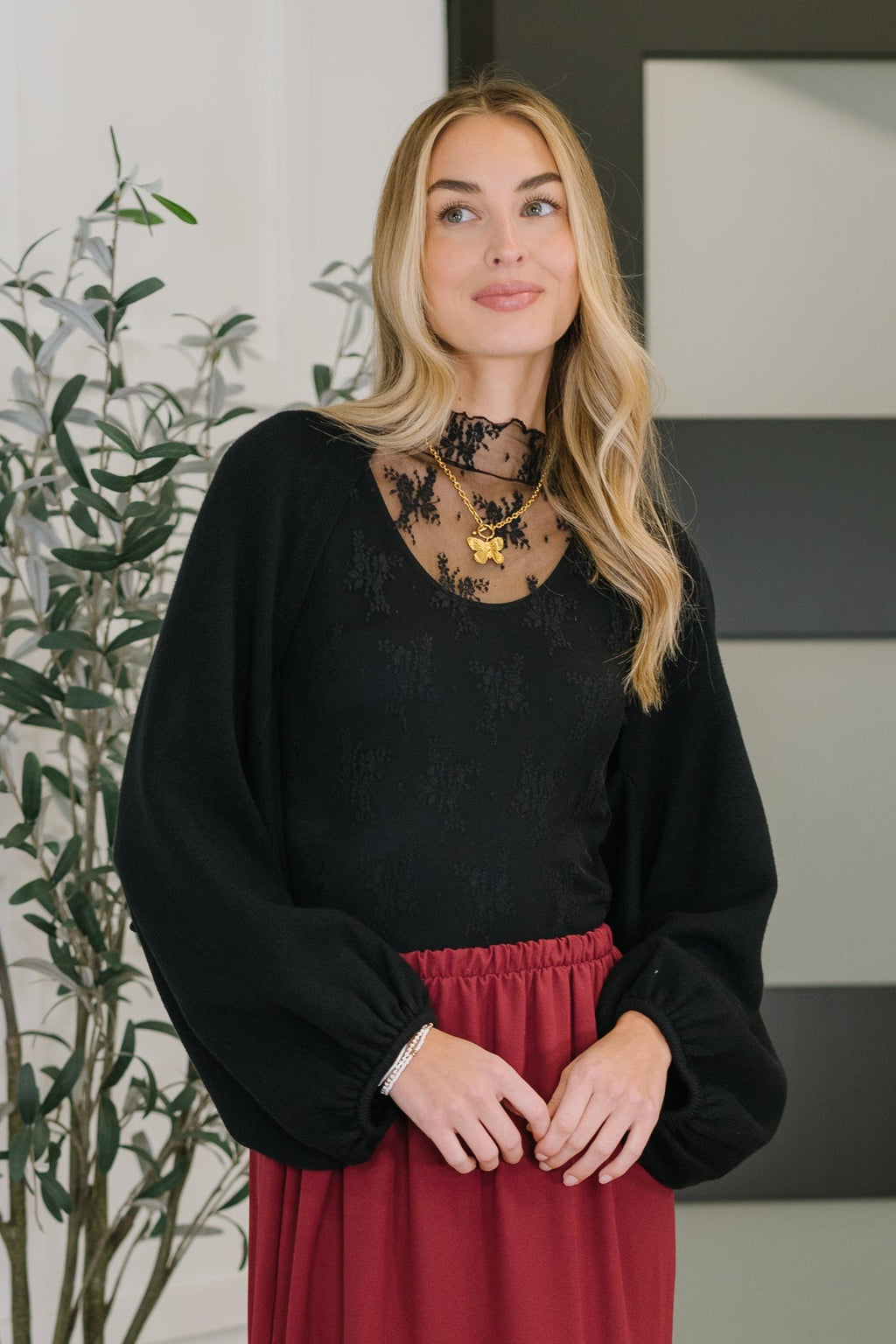 Hazel Blues® |  Short But Sweet Shrug in Black